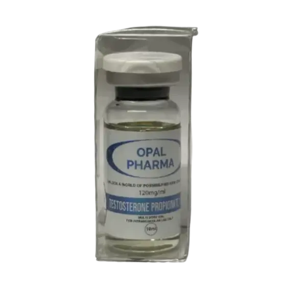 Testosterone Propionate 120mg/ml injection – Opal Pharma packaging