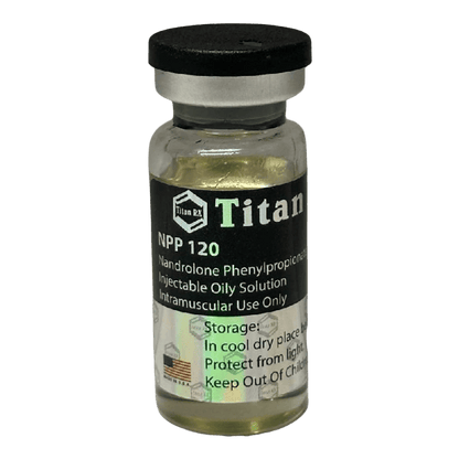 Buy NPP 120mg/ml online from Titan Rx – front view – discreet delivery across UK and EU