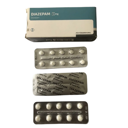 Diazepam 5 mg tablets - generic packaging
