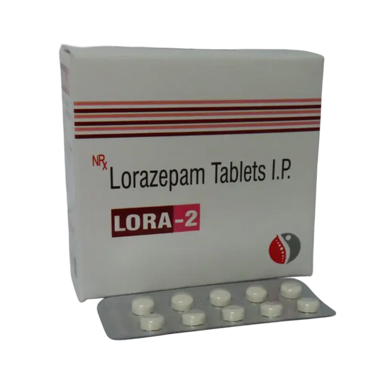 Lorazepam 2 mg tablets – generic packaging