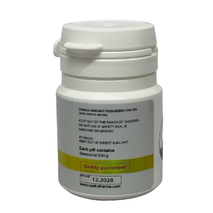 Buy Anavar 50mg tablets - back view – Discreet delivery to EU and UK