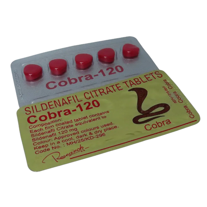Viagra Cobra 120 mg tablets – generic packaging