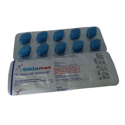 Viagra Sildamax 100 mg tablets – generic packaging